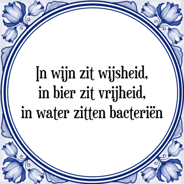 Diamond Painting In wij zit wijsheid, In bier zit vrijheid met Ronde steentjes 100x100 - Beste Kwaliteit